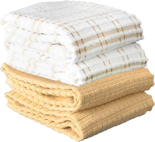 Miniatura 27 de Ritz Royale Collection - Juego de paños de cocina de 100 % algodón peinado, altamente absorbente, 13-3/4 x 12 pulgadas, 3 unidades, grafito sólido