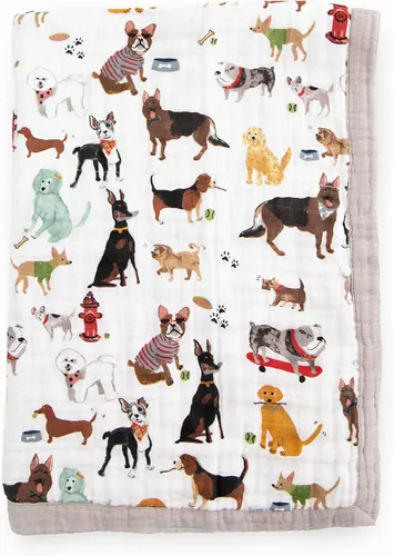 Miniatura 17 de Little Unicorn Edredón Receptor para Recién Nacidos Tela de Muselina Ultra Suave de Múltiples Capas Regalo para Recién Nacidos y Para Llevar