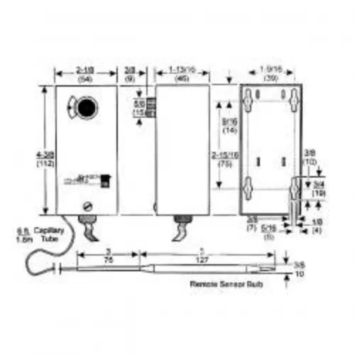 Miniatura 2 de Johnson Controls, controlador de temperatura para freezer, A19AAT-2C