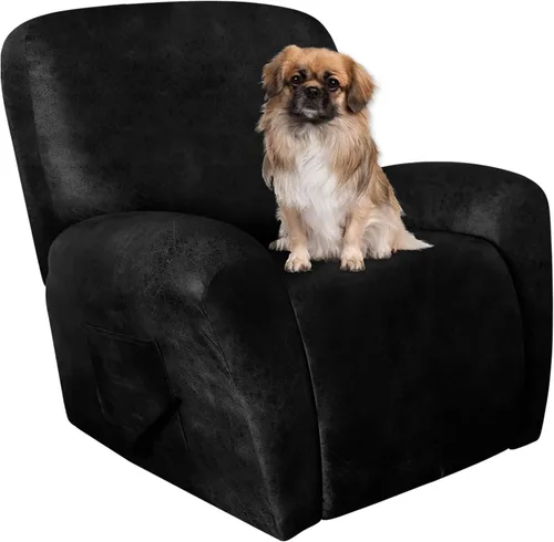 Miniatura 37 de ANARACHON Fundas para Sillas Reclinables Tipo Cuero, 4 Piezas Funda para Sillón Reclinable Lazy Boy, Protector de Muebles - Funda Suave Lavable