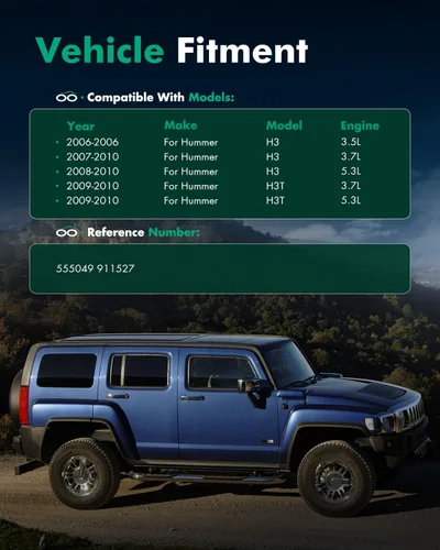 Miniatura 4 de SCITOO - Amortiguadores delanteros, 2 puntales de amortiguadores de gas para Hummer se adapta a 2006-2010 para Hummer H3,2009-2010 para Hummer H3T