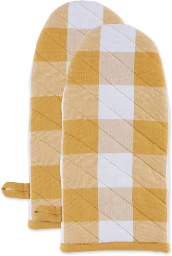 Miniatura 35 de DII Buffalo Check Kitchen Collection, juego de cocina clásico de granja, agarradera, blanco y negro, 2 piezas