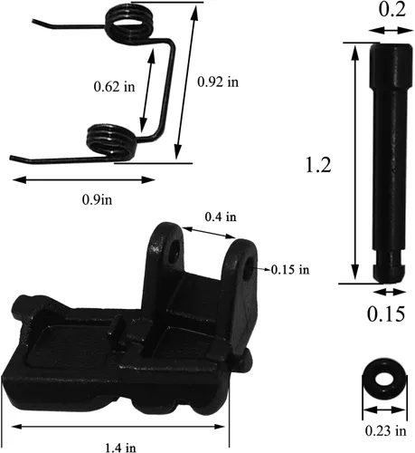 Miniatura 2 de 2 juegos de 883901 clavador de bobina para techos con resorte 877761, compatible con NV45AA, NV45AB, NV45AB2, NV45AB2S, NV45AE clavadoras de bobina