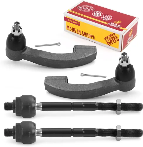 Miniatura 138 de Metrix Premium Chassis Parts - Juego de 4 barras de acoplamiento interior y exterior para Audi A3 15-16, Seat Leon 06-20 (México), 09-17 Volkswagen
