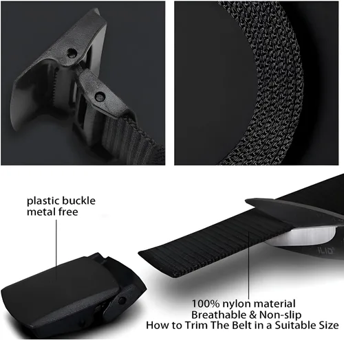 Miniatura 3 de JacobsParts Correa táctica resistente del estilo militar, hebilla plástica hipoalergénica