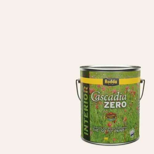 Miniatura 134 de Rodda Paint CASCADIA XL - Pintura e imprimación satinada para exteriores en uno, cuarto de galón, color blanco