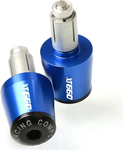 Miniatura 11 de Tapones de empuñadura de motocicleta, un par de tapones de agarre CNC de 0.866 in para manillar para Yamaha XT660 XT660R XT660R XT660X 2004-2014