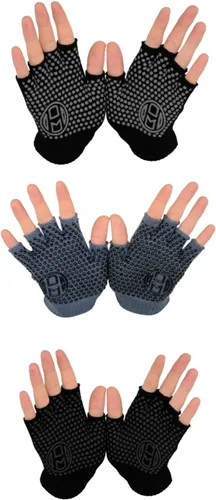 Miniatura 6 de Mato & Hash Guantes de agarre sin dedos para yoga, pilates