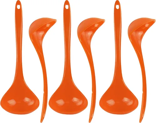 Miniatura 31 de Reston Lloyd Cucharón de melamina para sopa de cocina, utensilio de alta calidad con mango ergonómico resistente al calor, plástico duradero sin