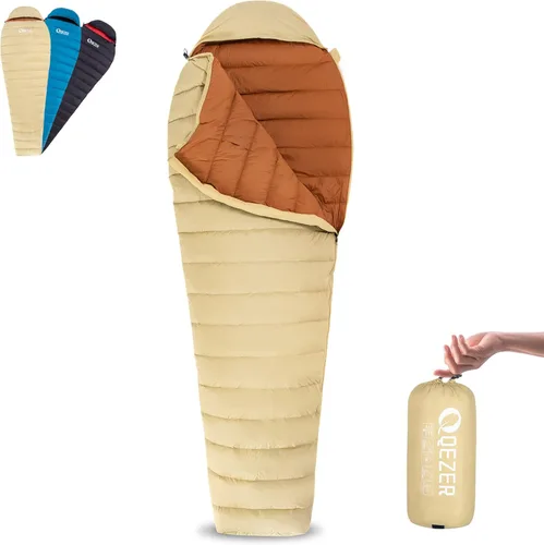 Miniatura 9 de Ultralight Down Sleeping Bag for Adults with 600 Fill Power, Compact All Seasons Sleeping Bag for Backpacking, Hiking and Camping