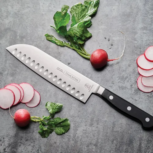 Miniatura 2 de Tramontina Pro Series Cuchillo Santoku Forjado de 7 Pulgadas, Cuchillo de Chef Japonés