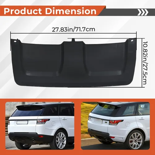 Miniatura 5 de labwork Reemplazo de la placa deslizante del parachoques trasero para Range Rover Sport 2014-2017