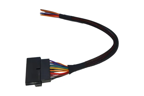 Miniatura 5 de OBD2 J1962 macho a extremo abierto 16pin cable de coleta de 1 pie/11.8 in (cable macho)
