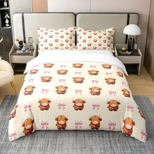 Miniatura 24 de 100% Algodón Natural Acuarela Juego de Ropa de Cama con Diseño Marino para Niños y Niñas, Juego de Cama con Estrella de Mar y Caracol Azul, Juego