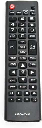 AKB74475433 Reemplazo remoto para LG TV 43LF5400 32LF550B 42LF5500 49LF5400 49LF5500 55LF5500 42LF5600 55LF6000 60LF60000 43UF6 700 55UF6700
