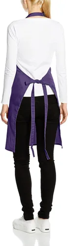 Miniatura 2 de Premier - Delantal con bolsillo para mujer, color blanco