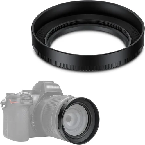 Miniatura 21 de Parasol para lente Nikon NIKKOR Z DX 0.472-1.102 in F3.5-5.6 PZ VR, pantalla reversible para lente Nikon HB-112, compatible con filtros de 2.638 in