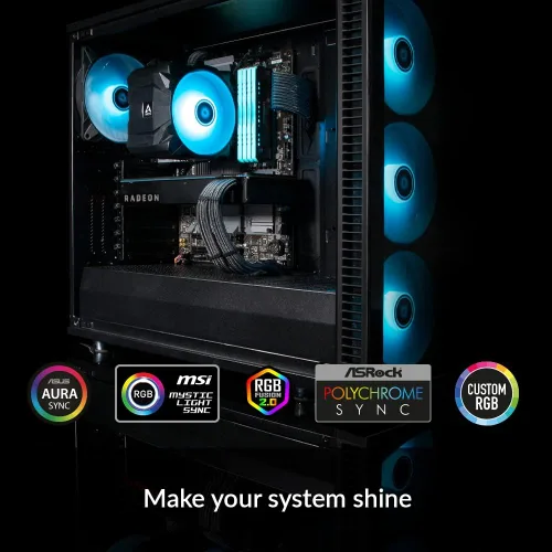 Miniatura 3 de ARCTIC Congelador A35 RGB - Enfriador de CPU de una sola torre con RGB, AMD específico, ventilador de presión optimizada de 4.724 in, 200-1700 RPM