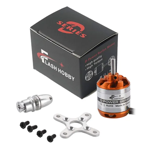 Miniatura 6 de FLASH HOBBY D2836 Motor sin escobillas del motor 2 ~ 4S Helicóptero RC Motor para RC Avión de ala fija Drone FPV (880KV)