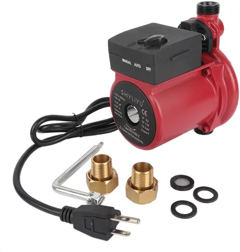 Bomba de presión de hierro fundido de 115 V/60 Hz 3/4 pulgadas de salida Bomba de refuerzo de presión de agua caliente Bomba de recirculación