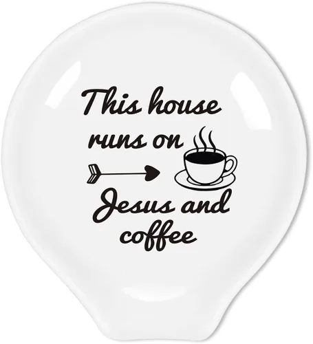 Miniatura 10 de Littlefa Let's Spoon - Cuchara de café con frase divertida, soporte para cuchara de café con frase divertida, soporte para cuchara pequeña