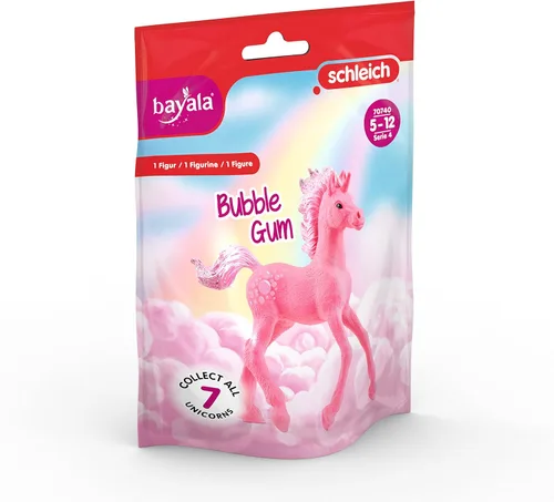 Miniatura 5 de Schleich bayala, Figura de juguete coleccionable de unicornio para niñas y niños, figura de unicornio de goma de mascar (serie de postres), a partir