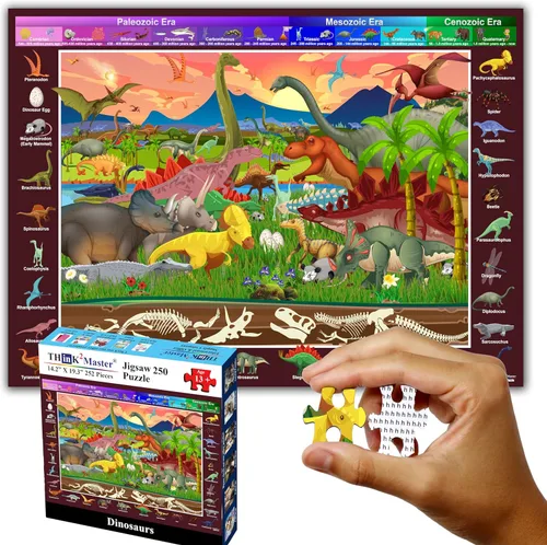 Miniatura 22 de Think2Master Ocean Life - Rompecabezas de 250 piezas. Gran artículo de regalo. 14.2 x 19.3 pulgadas