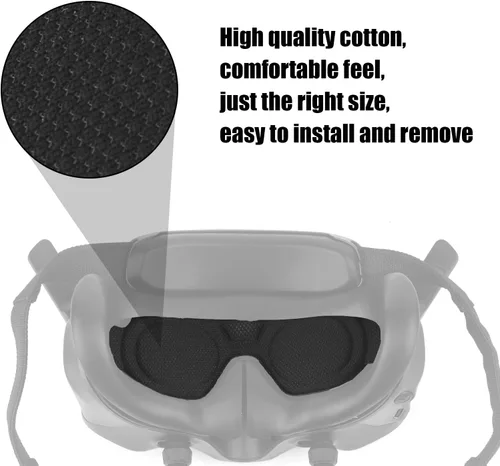Miniatura 3 de Funda protectora para gafas 3, protector de lente, cubierta contra el polvo, visera solar, funda protectora contra el polvo compatible con DJI Avata