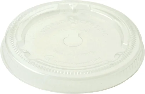 Miniatura 6 de World Centric Pla Tapas Para Vasos Calientes, Se Ajuste 8 Oz Tazas, Blanco, 1,000/Caja