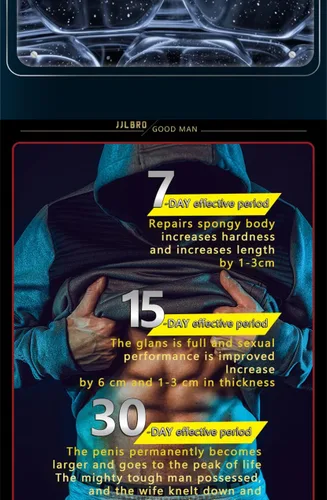 Miniatura 3 de Gel extra fuerte grande XXL JJLBRO para hombres - Crema estimulante para un máximo crecimiento