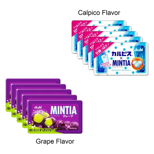 Miniatura 3 de Surtido "Mintia" 0.2oz 2Tipos x 5pcs Tableta de Menta Japonesa Ninjapo