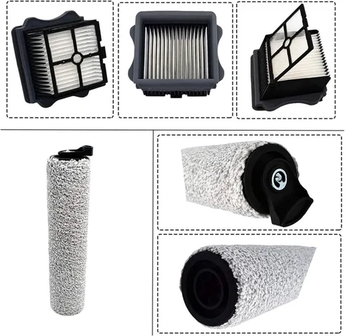 Miniatura 6 de Aspiradora para suelos húmedos y secos, cepillo de rodillo de filtro HEPA, compatible con Tineco Floor One S3, compatible con fregona IFloor 3