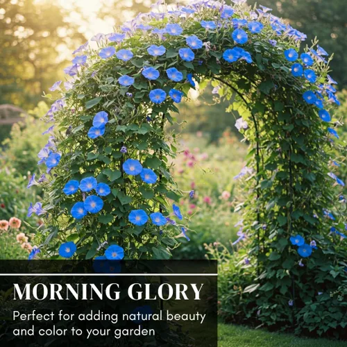 Miniatura 4 de Semillas de vid para plantar: cultiva enredaderas increíbles para paisajismo, paredes o cercas (azul gloria de la mañana)