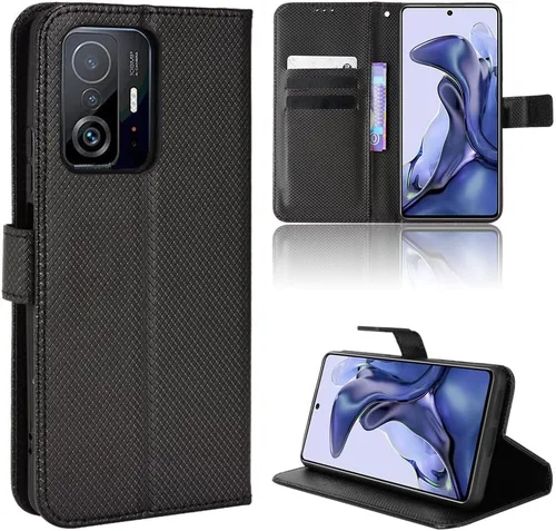 Miniatura 4 de Funda de teléfono para Xiaomi 11T Pro, Funda de cuero para Xiaomi 11T Pro Funda de cuero PU antideslizante, Flip Folio Book Phone Cover para Xiaomi