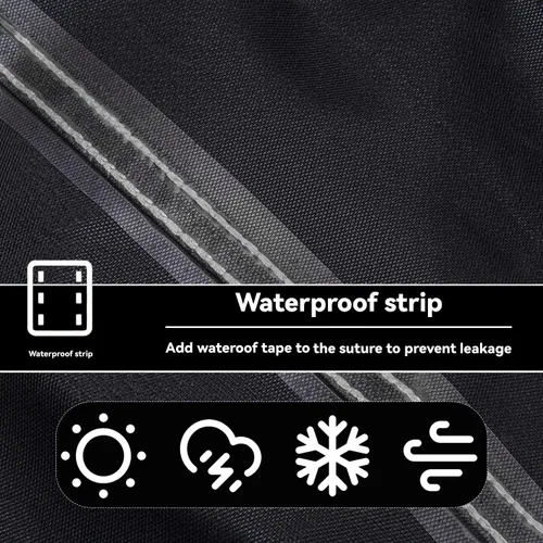 Miniatura 4 de Funda de mesa de preparación para exteriores, resistente, impermeable, para mesa portátil mediana Keter Unity, compatible con carrito de servicio