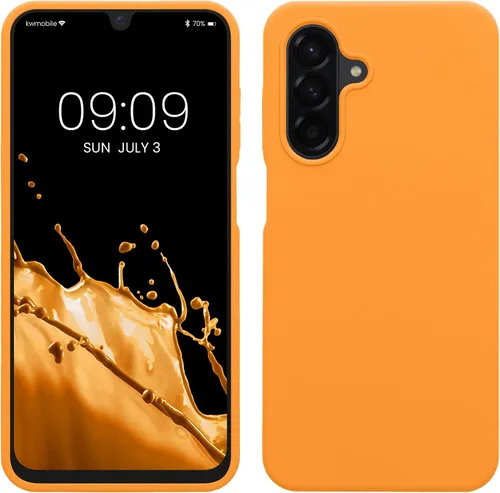 Miniatura 292 de kwmobile Funda Compatible con Samsung Galaxy A14 5G - Funda de teléfono de TPU y silicona con acabado suave - Verde Lima