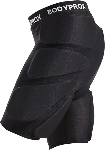 Bodyprox Pantalones cortos protectores acolchados para snowboard, patinaje y esquí, protección 3D para cadera, glúteos y coxis