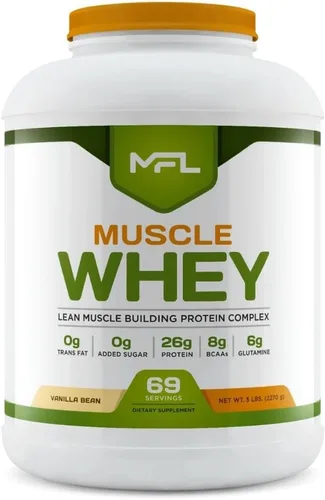 Miniatura 8 de MFL Muscle Whey Protein l 0.99 oz de proteína l 0.28 oz BCAA l Keto Friendly l Keto l Bajo en carbohidratos l 5 libras (Chocolate Lava)