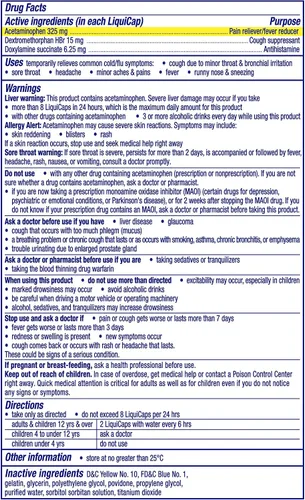 Miniatura 3 de Vicks NyQuil - Medicina líquida para aliviar el resfriado y la gripe, potente alivio nocturno multisíntoma para dolor de cabeza, fiebre, dolor