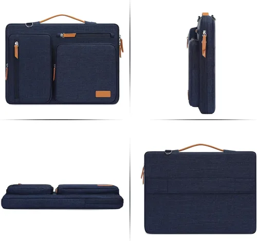 Miniatura 7 de MOSISO Bolsa de hombro protectora 360 para laptop, bolsas para computadora de 15-15.6 pulgadas compatibles con MacBook Pro de 16 pulgadas, HP, Dell