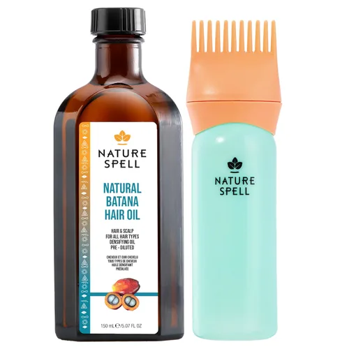 Miniatura 11 de Nature Spell Aceite de batana para el crecimiento del cabello, aceite de cuero cabelludo prediluido, fortalece y repara hebras dañadas, nutre e