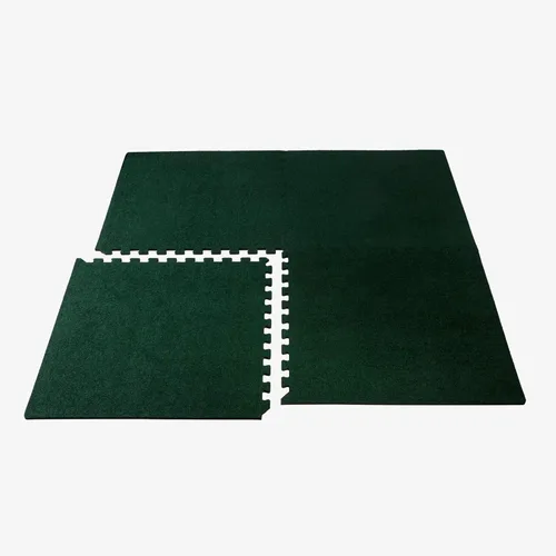 Miniatura 5 de We Sell Mats 3/8 Inch Thick Interlocking Foam Carpet Tiles Durable Carpet Squares Anti Fatigue Support for Home Office or Classroom Use Verde cazador