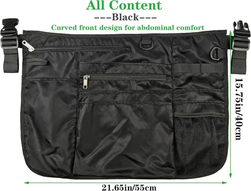 Miniatura 4 de Bafelia Delantal de limpieza impermeable con 8 bolsillos, suministros de uniforme de limpieza, delantal de trabajo duradero para disfraz