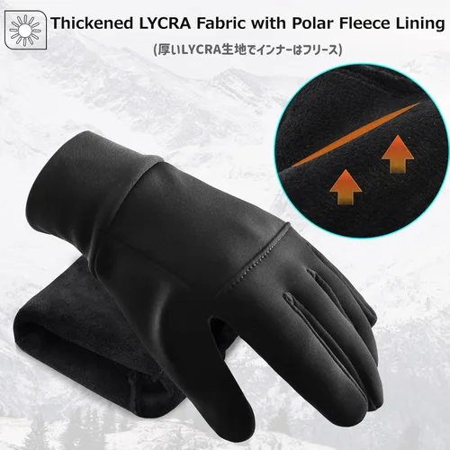 Miniatura 2 de Azarxis Guantes de esquí de nieve para niños, impermeables, resistentes al viento, cálidos guantes de snowboard para niños y niñas