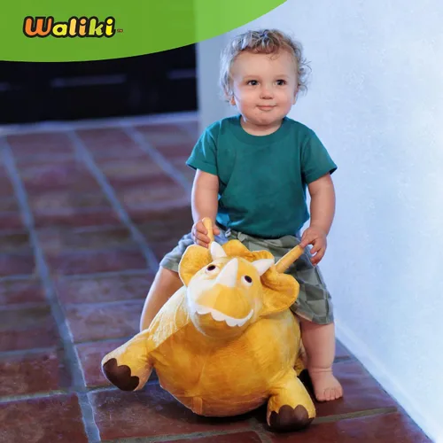 Miniatura 7 de WALIKI Caballo Saltarín Inflable Caballo Inflable de Salto para Niños Caballo de Salto (Triceratops)