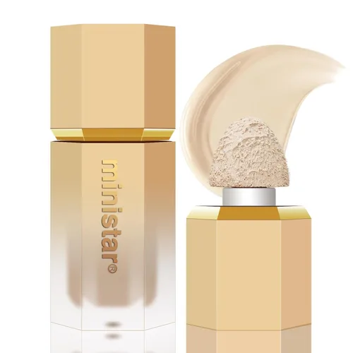 Miniatura 12 de Maquillaje líquido en barra de contorno, varita de contorno facial crema con aplicador de cojín, bronceador cremoso natural mate de larga duración
