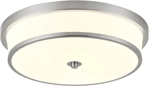 Miniatura 9 de Lámpara de techo empotrada de 16 pulgadas, 3 lámparas cerca del techo con acabado negro para sala de estar, dormitorio, cocina, comedor (negro)