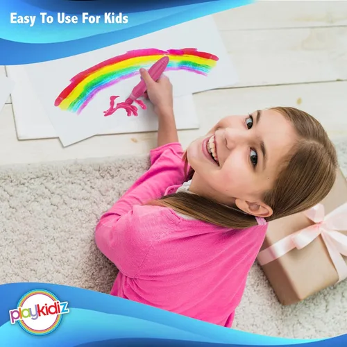 Miniatura 5 de 12 pinceles de pintura exprimibles de colores clásicos para niños, brocha de pintura al temple y colores divertidos surtidos para niños pequeños