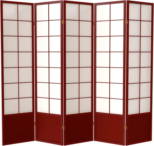 Miniatura 18 de Red Lantern Pantalla Zen Shoji de 5.9 ft de altura - Miel - 3 paneles