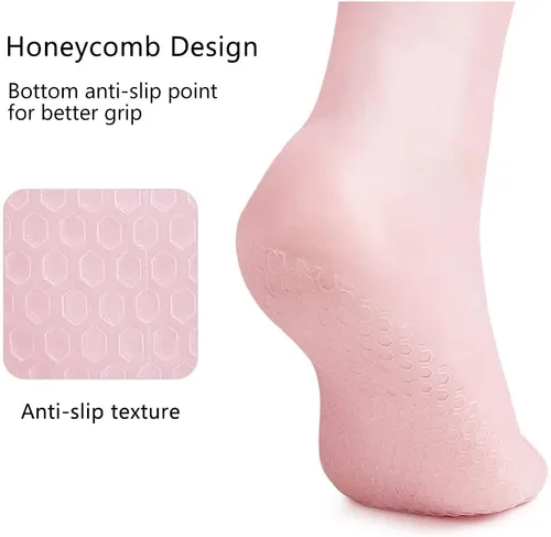Miniatura 7 de Calcetines hidratantes, calcetines de aloe, calcetines de silicona, calcetines de silicona de gel de spa de pies para mujeres, calcetines